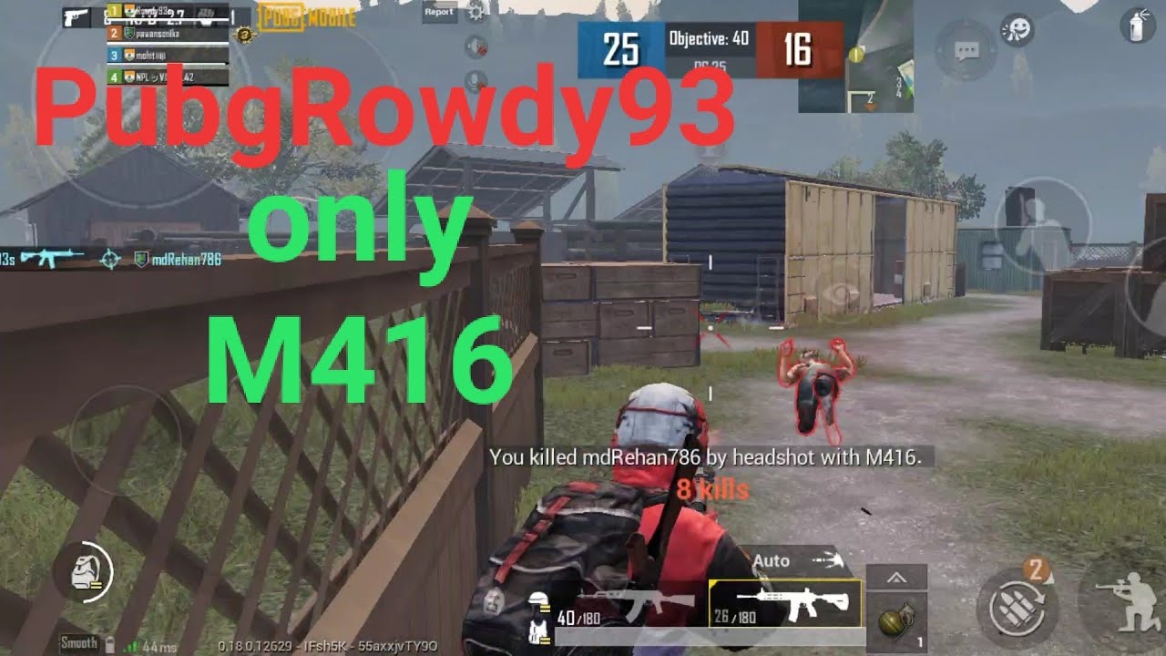 Rowdy player in pubg TDM match - YouTube