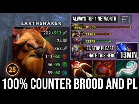 how-to-100%-deleted-brood-&-pl-with-13min-scepter-mid-earthshaker-|-amazing-1-echo-slam-k.o-dota-2