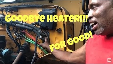 School Bus Conversion Removing Heater Hoses| Preping Cockpit