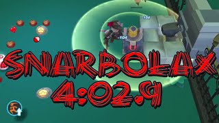 World Record Snarbolax Solo Speedrun [4:02.9] screenshot 3