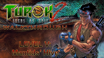 Hive of the Mantids (PART 2) - Turok 2 Remaster Walkthrough [HARD]