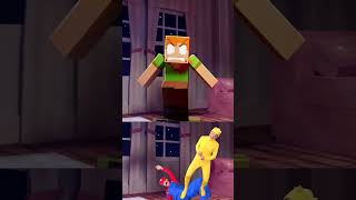 Why Alex and Mario shouldn't be allowed to play Minecraft 🔥 #humor #minecraft #mario