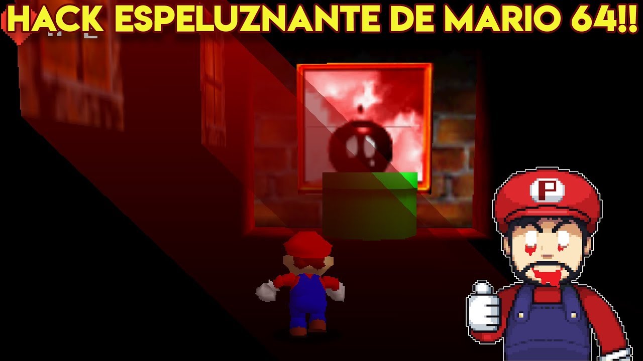 Hack Creepypasta de Mario 64! - Probando Videojuegos Aterradores Mario.EXE con Pepe el Mago (#9)