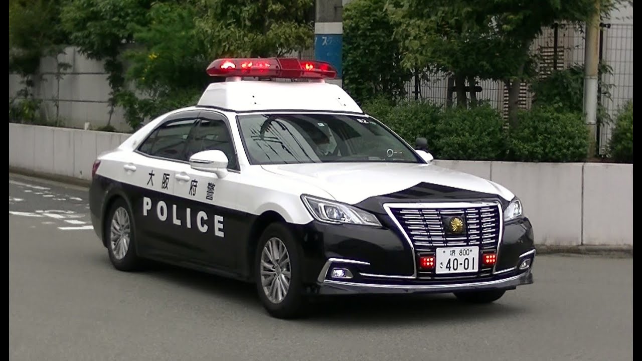 パトカー緊急走行【60】大阪府警・堺警察署2号【Japanese Police car