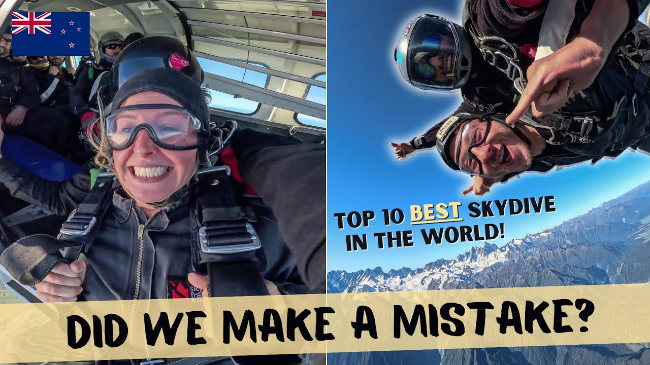 Skydiving Franz Josef Glacier, New Zealand – Our First Jump!