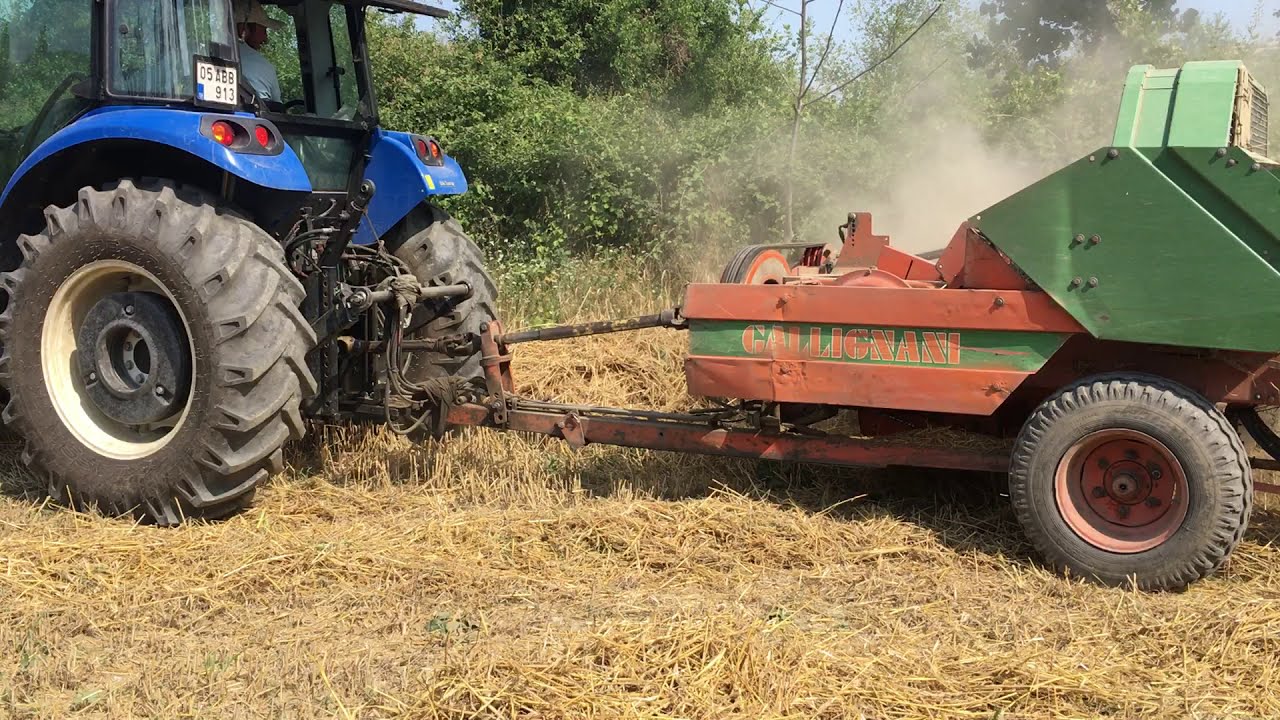 60 beygir traktör balya yapımı