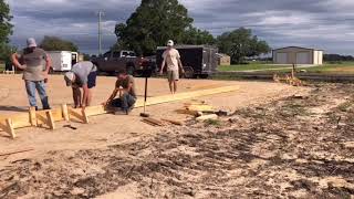 BREAKING GROUND ON A BRAND NEW HOUSE!!