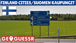 The BEST FINLAND Map on GeoGuessr? :  Finland Cities - American gets a Perfect Score? [PLAY-ALONG]