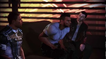 Mass Effect 3 Citadel - Hanging out - Cortez and James CZ