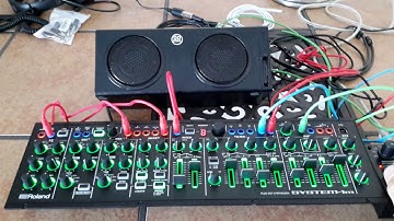 Roland System 1m and Korg sq1