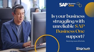 Award-Winning SAP Business One Support from Signum Solutions