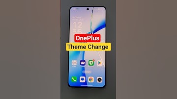 how to change theme in oneplus mobile #android #theme #oneplus