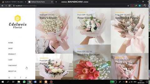Penjelasan Server Side Website Toko Bunga Online 