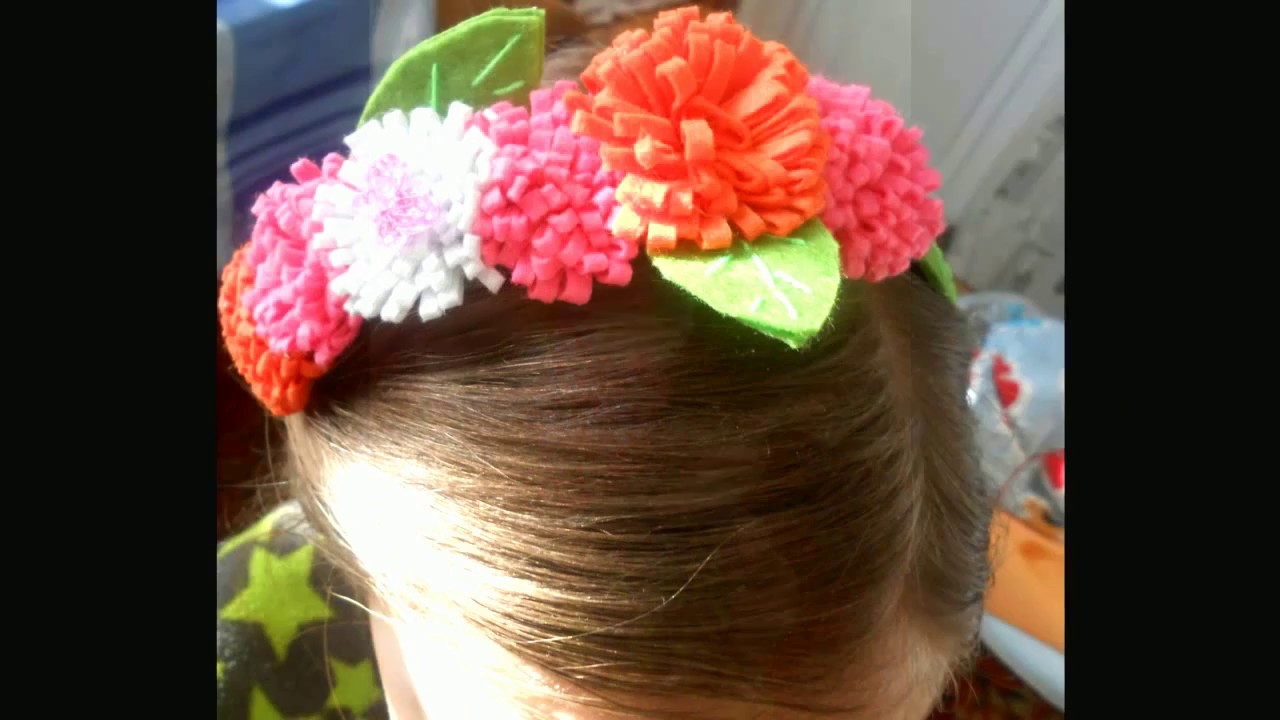 How to Make Flower Headbands YouTube