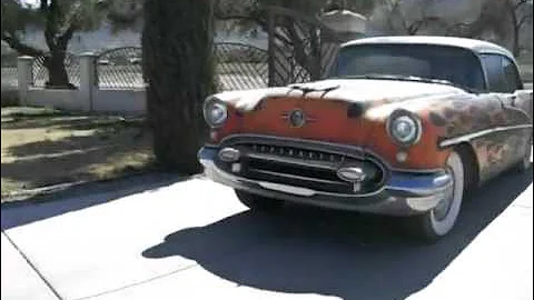 1955 Oldsmobile Rocket 88 Holiday 4 Door V8 324 RUNS GOOD