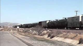 WB UPRR Manifest Train Ascends the Cajon Pass @ W. Hesperia CA