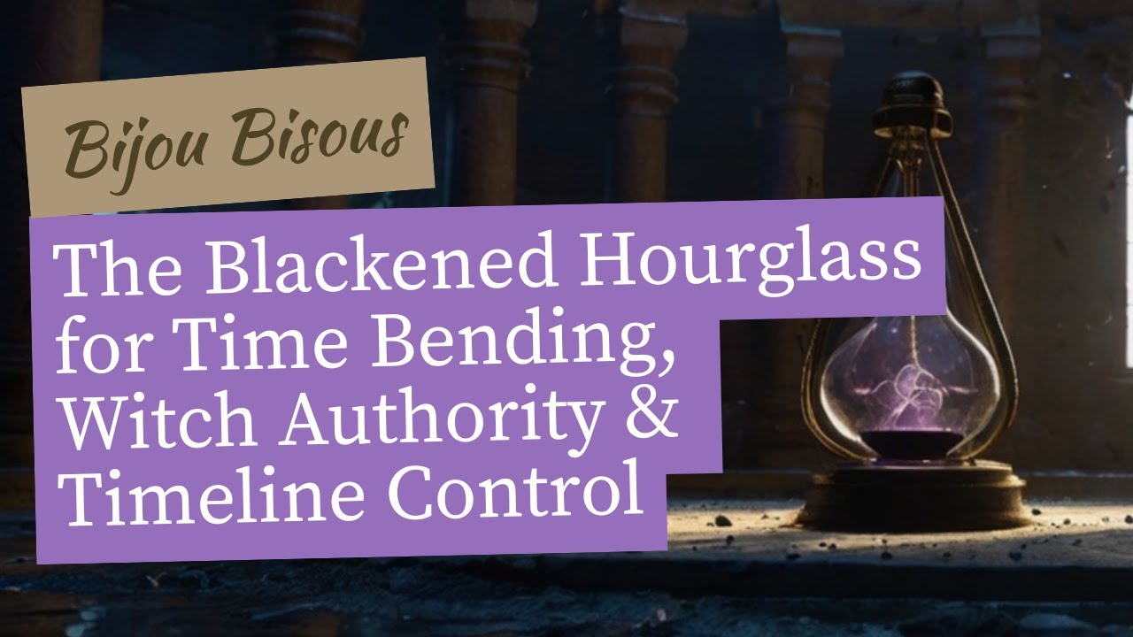The Blackened Hourglass ⏳🖤  Subliminal for Time Bending, Witch Authority & Timeline Control