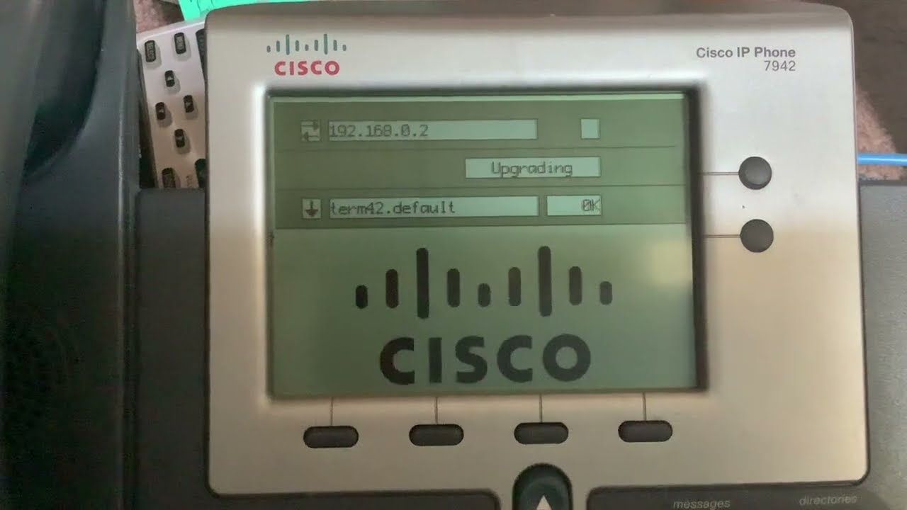 Cisco 7942G SIP Firmware Upgrade