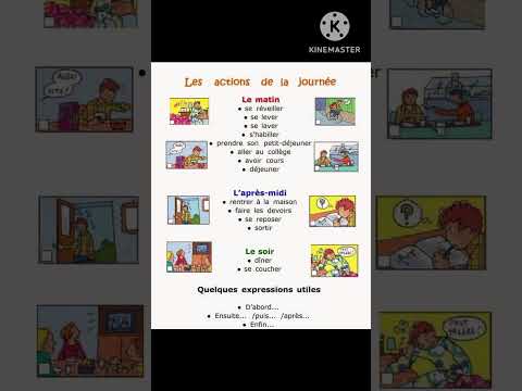 الروتين اليومي بالفرنسية 