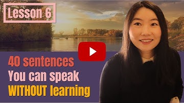 Learn Chinese for beginners | 40 Chinese sentences without learning