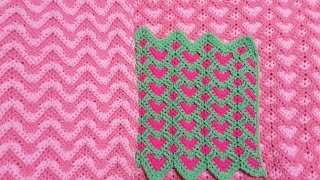 Sweet Valentine Blanket Crochet Tutorial