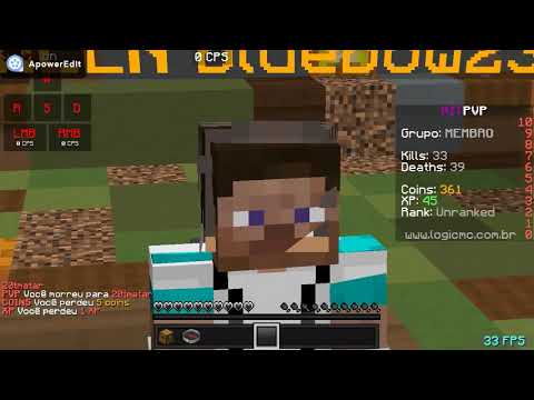 JOGANDO KITPVP NO SERVIDOR PIRATA!! (minecraft)