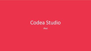 Codea Studio iPad