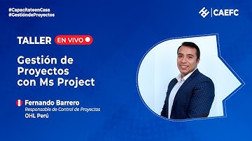 Taller Gratuito: Gestión de Proyectos con Ms Project