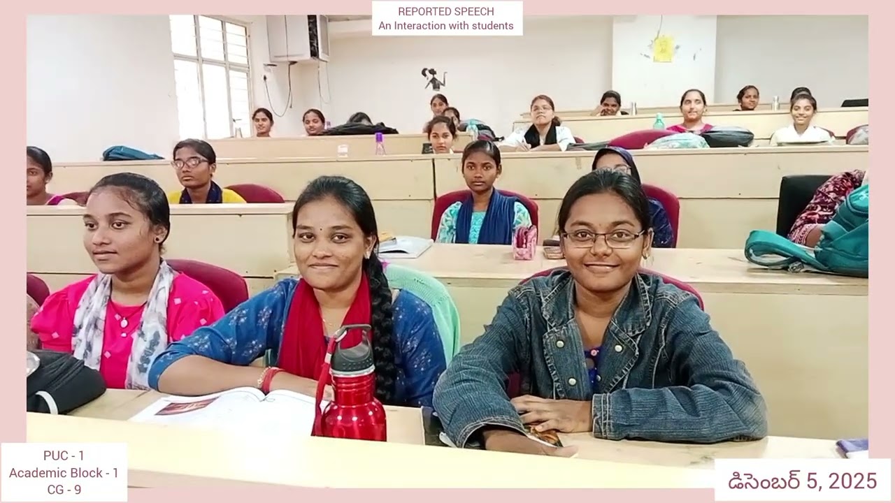 REPORTED SPEECH _AN INTERACTION WITH STUDENTS 