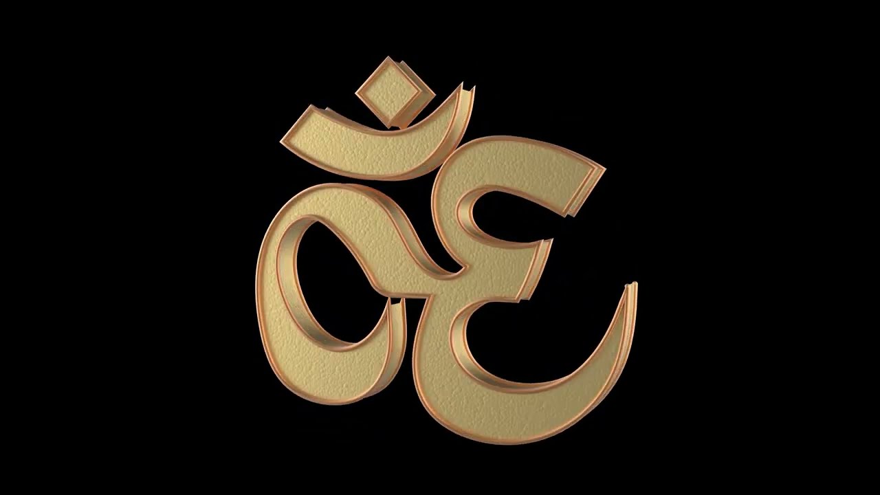 Hinduism Religious Symbol Background 4K VJ Loop Video | No Copyright Motion Loop Video