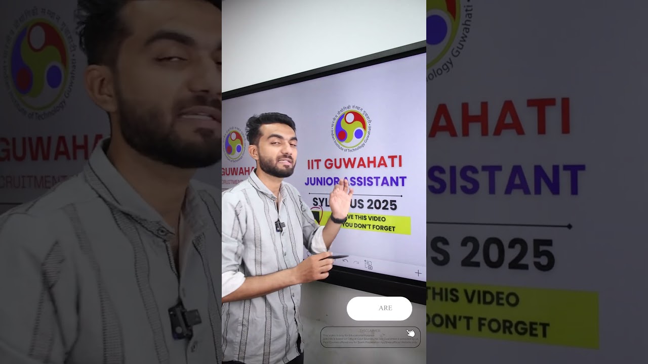 Программа экзамена IIT GUWAHATI 2025. Последние новости о наборе на государственные должности в 2...