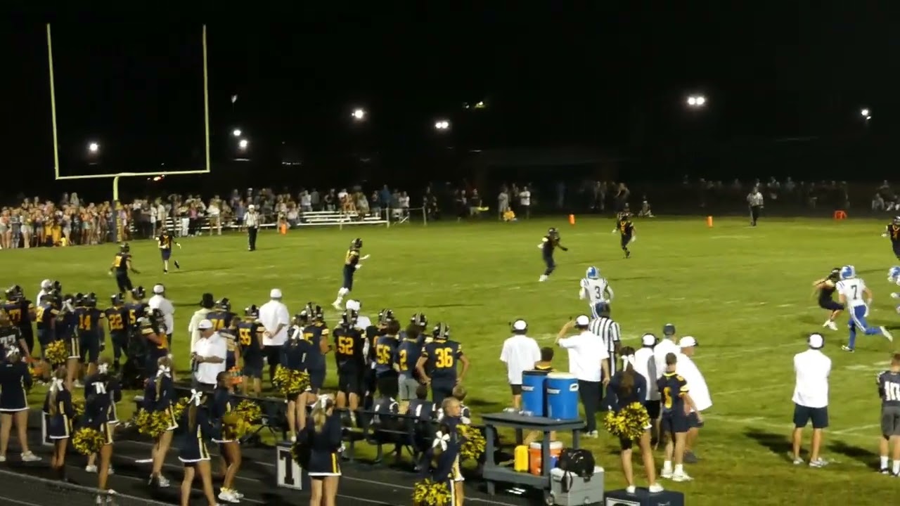 #3 Kenny McCurdy hit on Kickoff vs Airport