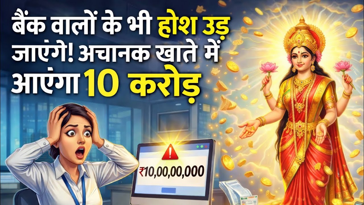 लक्ष्मी माता आज तुम्हारे घर 10 करोड़ का धन लेकर आएंगे