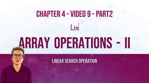 Linear Search operation in an Array | Using C++11 | Anshuman Sharma | in Hindi/English