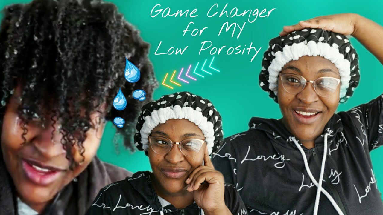 Moisturizing Low Porosity Type 4 Natural Hair using the Hot Head Heat Cap | Yemu