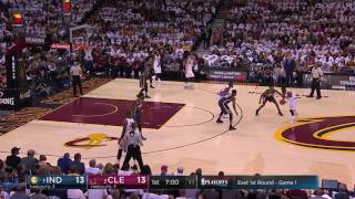Kevin Love vs Indiana Pacers 15 .04.2017 (17Pts) (Round 1 - Game 1)