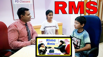 RMS school #interview l #Rashtriya #military #school interview