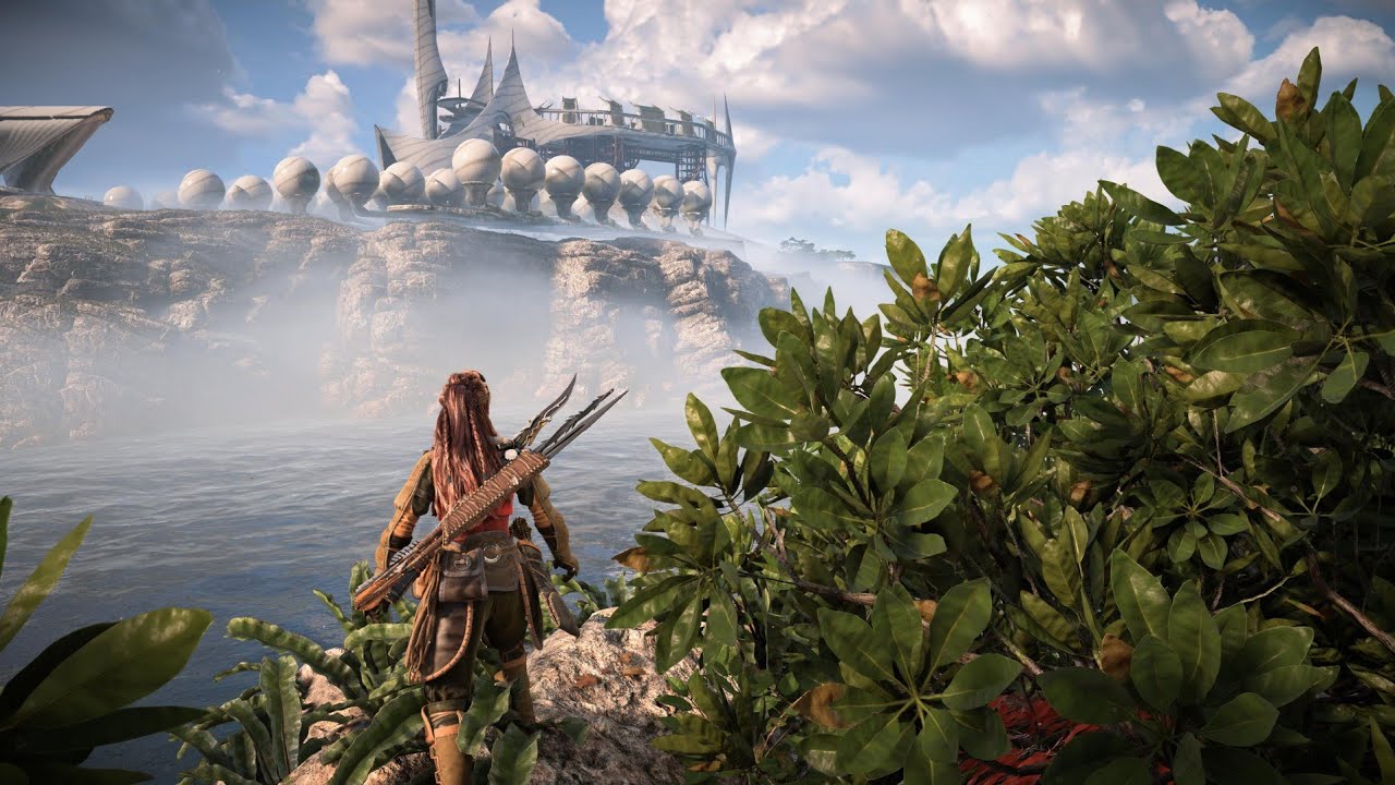 Environments of Horizon Forbidden West on Playstation 5 