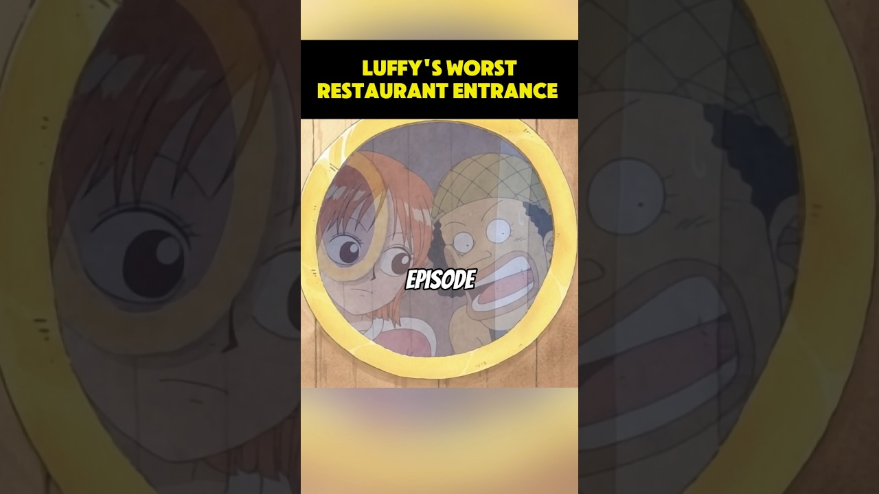 Luffy Becomes a waiter 