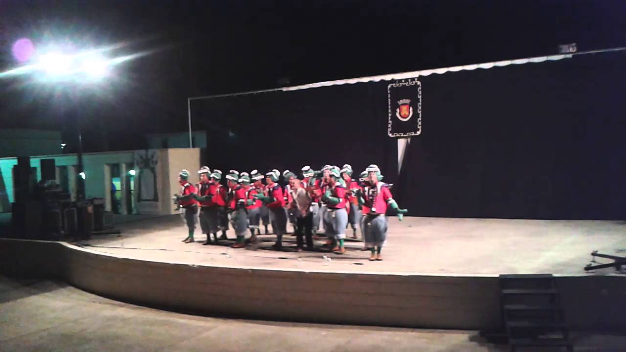 Dani Barradas con la comparsa de Tino