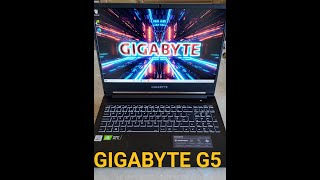 Gigabyte G5 KC Gaming Laptop i5-10500H first opening