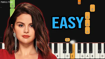 Selena Gomez - Single Soon | EASY Piano Tutorial by Pianella Piano