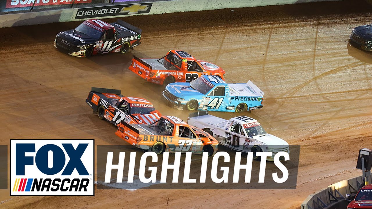 NASCAR Truck Series Weather Guard Truck Race On Dirt Highlights NASCAR on FOX