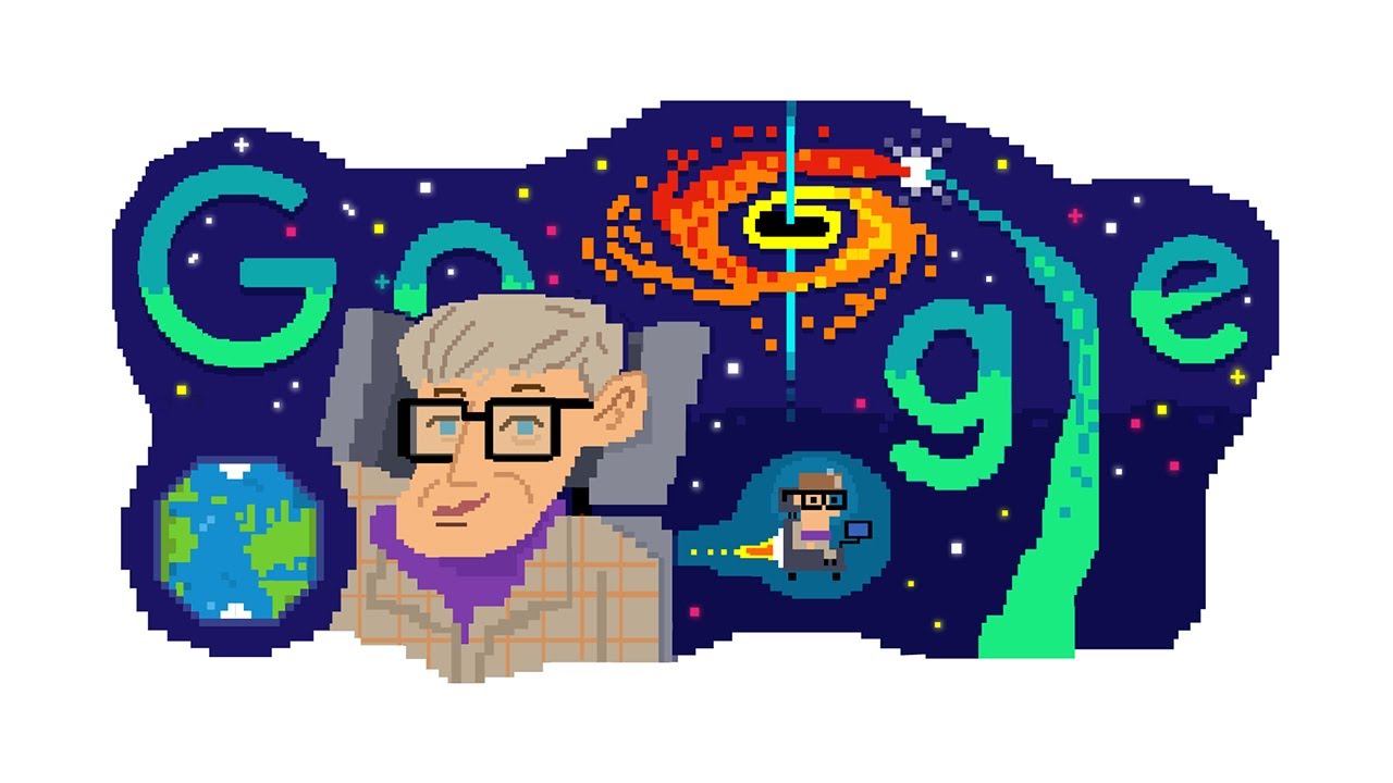 Google Doodle celebrates the life of cosmologist Stephen Hawking ...