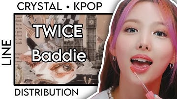 HOW WOULD TWICE SING BADDIE (IVE) • LINE DISTRIBUTION