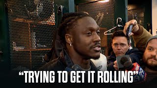 A.J. Brown & Quinyon Mitchell On Preparing For the Detroit Lions