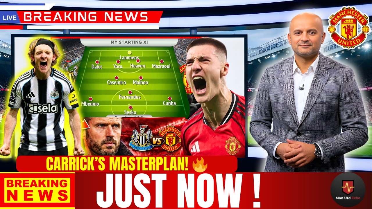 NEWCASTLE vs MAN UTD ✅ CARRICK PLANS NEXT SEASON 🔥 TRANSFER HINTS, BRUNO BOOST & NEWCASTLE CLASH