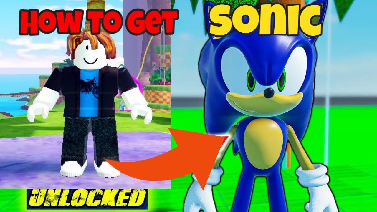 How to get sonic in sonic speed simulator Roblox YouTube