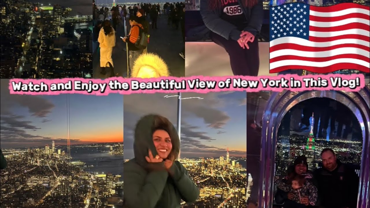 EDGE Hudson Yards 🌬️ | Highest Sky Deck in New York | Extra Windy & Extra Funny Night