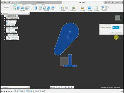Cam and Follower motion study in Fusion 360 - YouTube